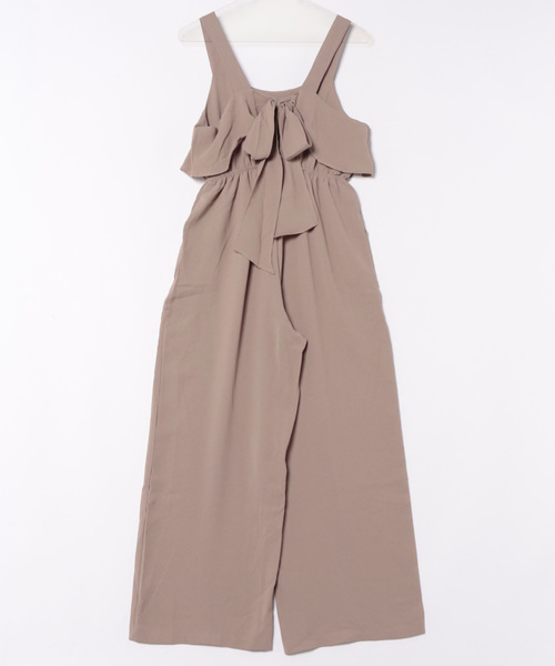 anap mimpi(アナップミンピ)の「バックリボンウエスト切替オールインワン(サロペット/オーバーオール・レディース・ピンク/ブラック・FREE)」の21枚目の写真