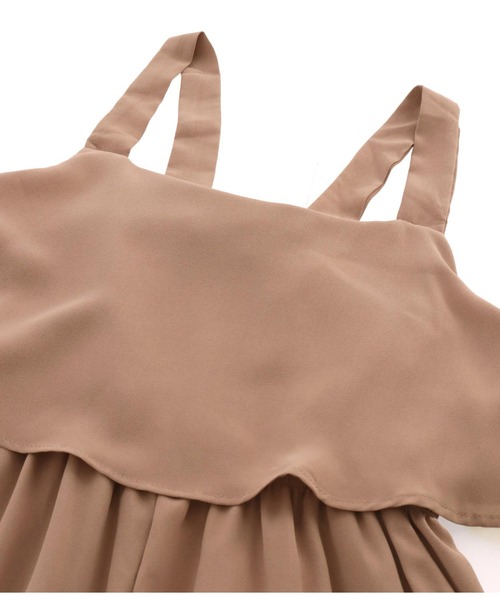 anap mimpi(アナップミンピ)の「バックリボンウエスト切替オールインワン(サロペット/オーバーオール・レディース・ピンク/ブラック・FREE)」の18枚目の写真