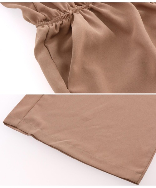 anap mimpi(アナップミンピ)の「バックリボンウエスト切替オールインワン(サロペット/オーバーオール・レディース・ピンク/ブラック・FREE)」の20枚目の写真