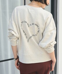 SunnySports別注ハートバックプリントスウェット