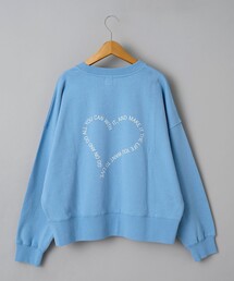 SunnySports別注ハートバックプリントスウェット
