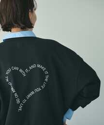 SunnySports別注ハートバックプリントスウェット