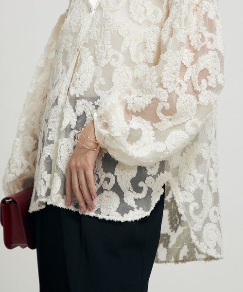 NOLLEY'S（ノーリーズ）の「KIRYUペイズリージャガードバンドカラー