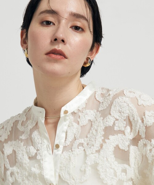 pineappleNOLLEY'S KIRYUペイズリージャガードブラウス KIRYU