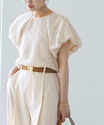 Noble | レオパードジャガードバルーンブラウス(シャツ/ブラウス)