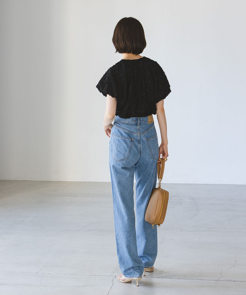 Noble（ノーブル）の「レオパードジャガードバルーンブラウス（シャツ