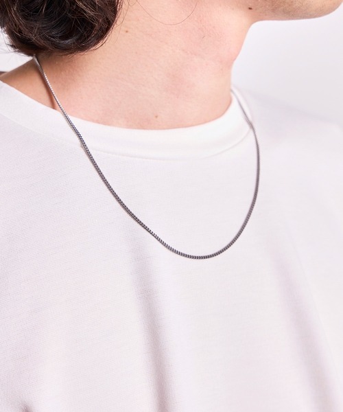 JUNRED（ジュンレッド）の「narrow chain necklace（ネックレス・メンズ・シルバー・FREE）」の2枚目の写真