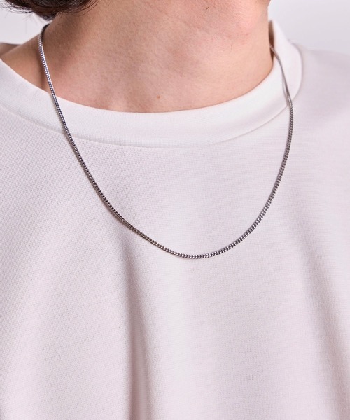 JUNRED（ジュンレッド）の「narrow chain necklace（ネックレス・メンズ・シルバー・FREE）」の3枚目の写真