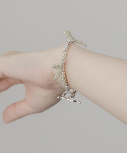 SMELLY(スメリー)の「メタルビーズリボンマンテルブレスレット(ブレスレット・レディース・シルバー・-)」の6枚目の写真