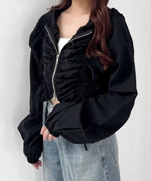 Heather | シャーリングリボンブルゾン　140738(ブルゾン)