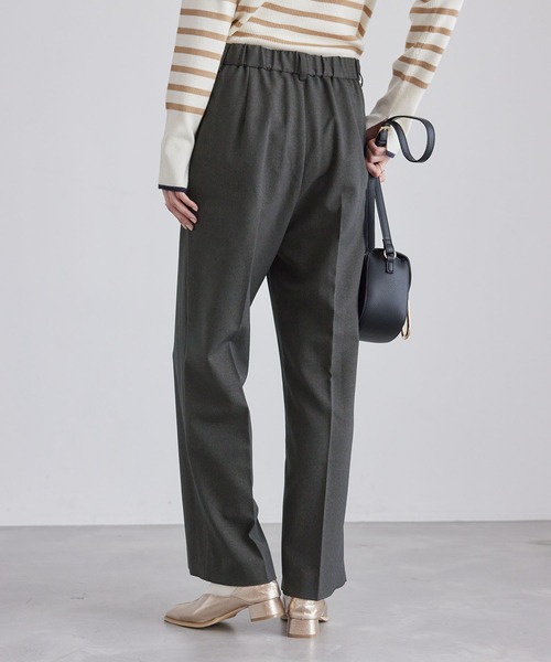 ROPE' PICNIC（ロペピクニック）の「ラップベルトパンツ/セットアップ対応・リンクコーデ（その他パンツ・レディース・ベージュ/チャコールグレー・38/36）」の3枚目の写真
