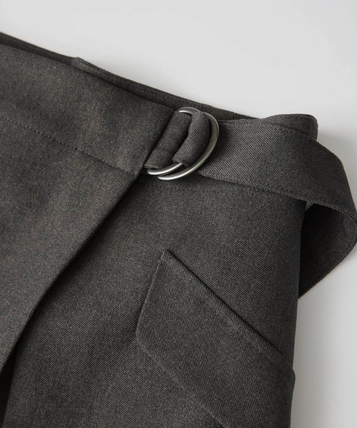 ROPE' PICNIC（ロペピクニック）の「ラップベルトパンツ/セットアップ対応・リンクコーデ（その他パンツ・レディース・ベージュ/チャコールグレー・38/36）」の13枚目の写真