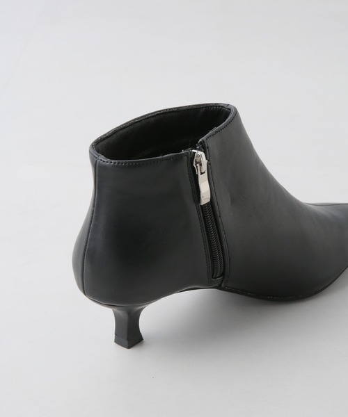 NANO universe（ナノユニバース）の「ポインテッドショートブーツ（ブーツ・レディース・ブラック/ベージュ・36/38/37）」の8枚目の写真