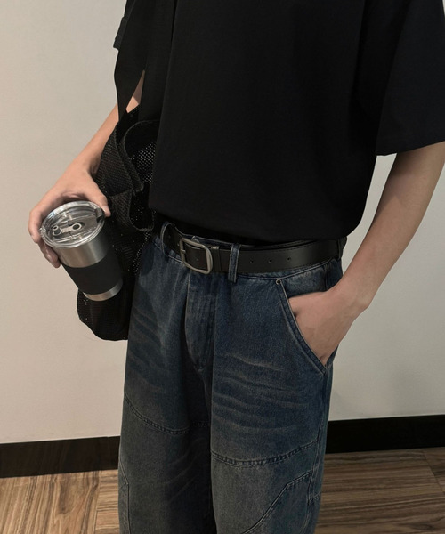 SILVER BULLET（シルバーバレット）の「『SBLTR』ユニセックス シンプルベルト（ベルト・メンズ・ブラック/ブラウン/ダークブラウン/ホワイト・FREE）」の6枚目の写真