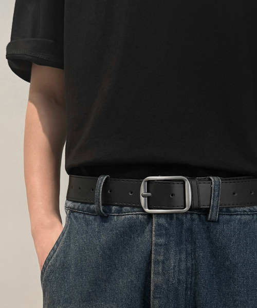 SILVER BULLET（シルバーバレット）の「『SBLTR』ユニセックス シンプルベルト（ベルト・メンズ・ブラック/ブラウン/ダークブラウン/ホワイト・FREE）」の5枚目の写真