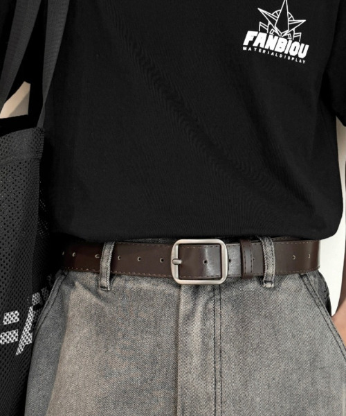 セール】『SBLTR』ユニセックス シンプルベルト（ベルト）｜SILVER