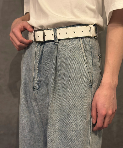 SILVER BULLET（シルバーバレット）の「『SBLTR』ユニセックス シンプルベルト（ベルト・メンズ・ブラック/ブラウン/ダークブラウン/ホワイト・FREE）」の14枚目の写真