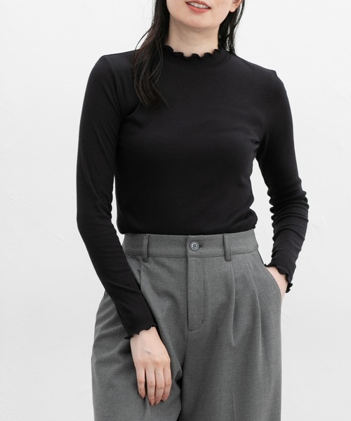 メローハイネックTシャツ（Tシャツ/カットソー）｜Honeys（ハニーズ