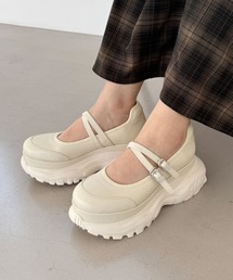 Heather | ボリュームフラットスニーカー　133258(スニーカー)