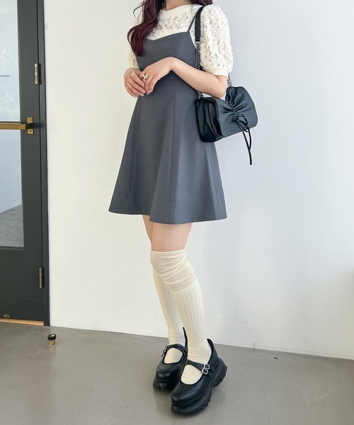 Heather（ヘザー）の「ボリュームフラットスニーカー　133258（スニーカー・レディース・アイボリー/ブラック・M/L）」の18枚目の写真