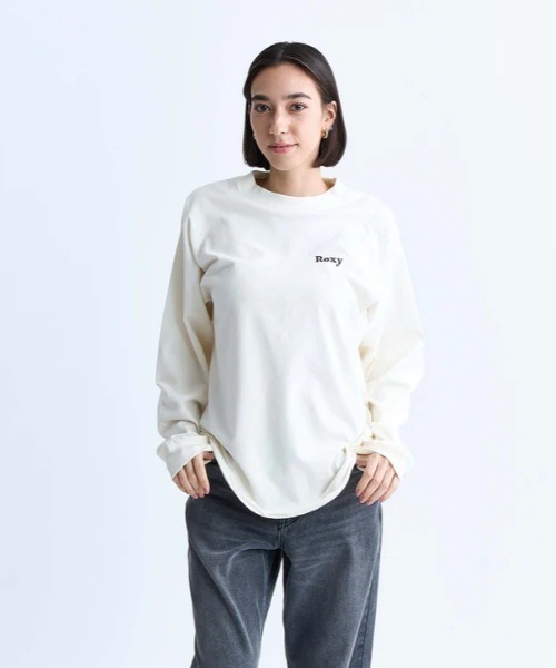 ROXY(ロキシー)の「SUN SURF N SEA/ロキシーラウンドヘム長袖ロンT(Tシャツ/カットソー・レディース・ブラック/ホワイト/ベージュ・LARGE/MEDIUM/SMALL)」の3枚目の写真