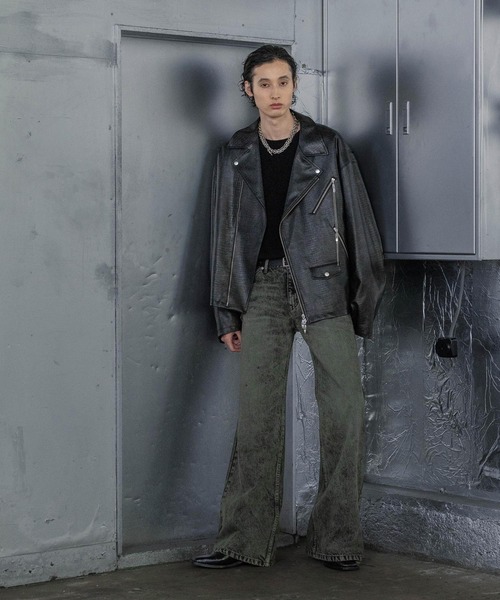 HARE(ハレ)の「シルキーSOFTモールニットプルオーバー(HARE)(ニット/セーター・メンズ・ブラック/グレー/レッド・SMALL/MEDIUM)」の12枚目の写真