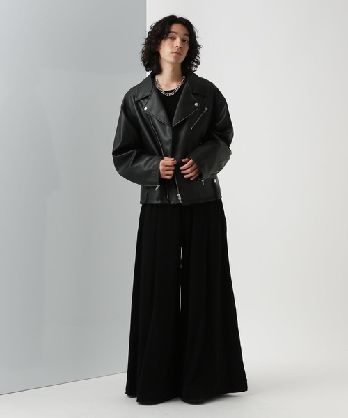 HARE(ハレ)の「シルキーSOFTモールニットプルオーバー(HARE)(ニット/セーター・メンズ・ブラック/グレー/レッド・SMALL/MEDIUM)」の6枚目の写真