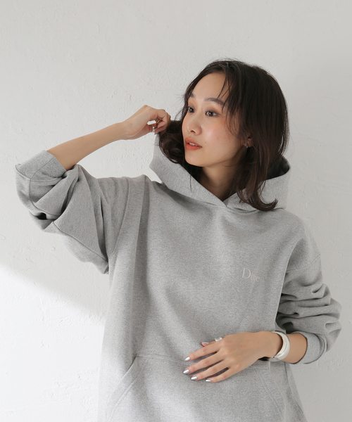 セール】【Dime/ダイム】 CLASSIC SMALL LOGO HOODIE：裏起毛