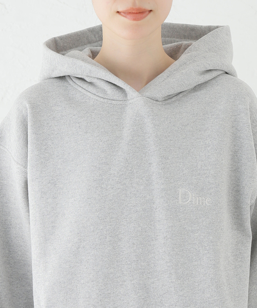 セール】【Dime/ダイム】 CLASSIC SMALL LOGO HOODIE：裏起毛パーカー