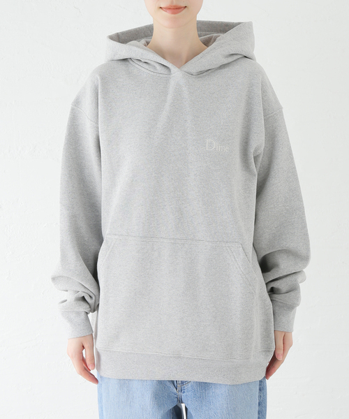 セール】【Dime/ダイム】 CLASSIC SMALL LOGO HOODIE：裏起毛パーカー