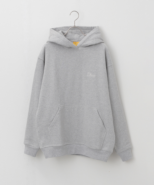 セール】【Dime/ダイム】 CLASSIC SMALL LOGO HOODIE：裏起毛