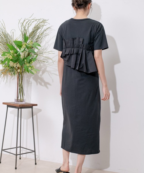 Jayro（ジャイロ）の「デコフリルワンピース（ワンピース・レディース・ブラック/グレー・M）」の6枚目の写真