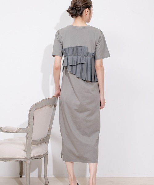 Jayro（ジャイロ）の「デコフリルワンピース（ワンピース・レディース・ブラック/グレー・M）」の10枚目の写真