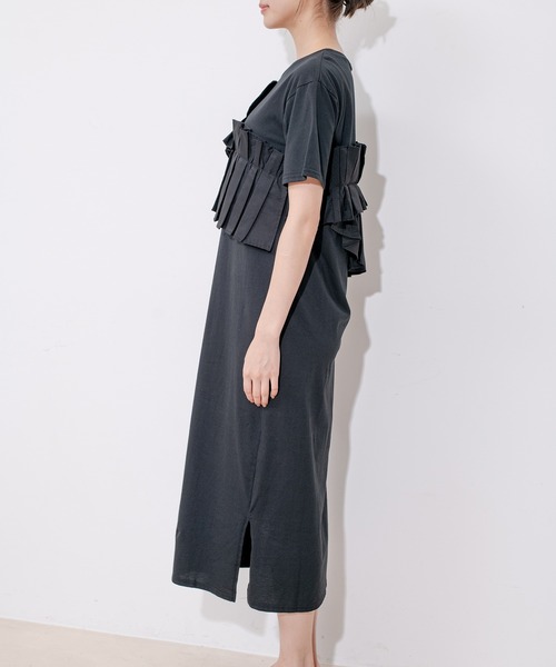 Jayro（ジャイロ）の「デコフリルワンピース（ワンピース・レディース・ブラック/グレー・M）」の14枚目の写真