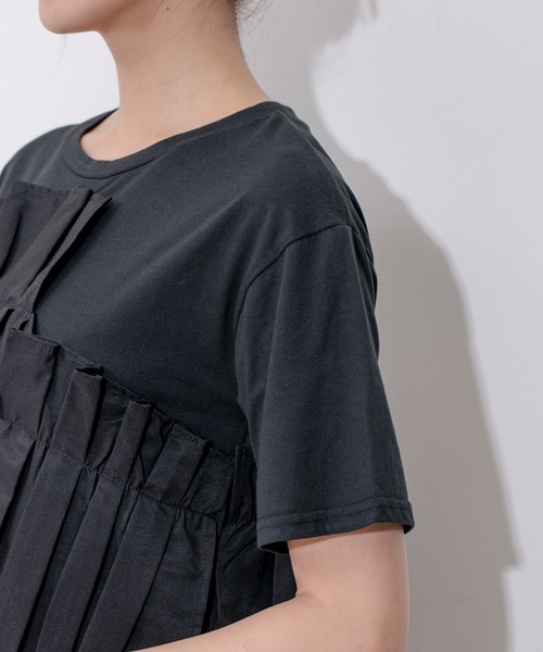 Jayro（ジャイロ）の「デコフリルワンピース（ワンピース・レディース・ブラック/グレー・M）」の16枚目の写真