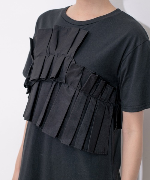 Jayro（ジャイロ）の「デコフリルワンピース（ワンピース・レディース・ブラック/グレー・M）」の18枚目の写真