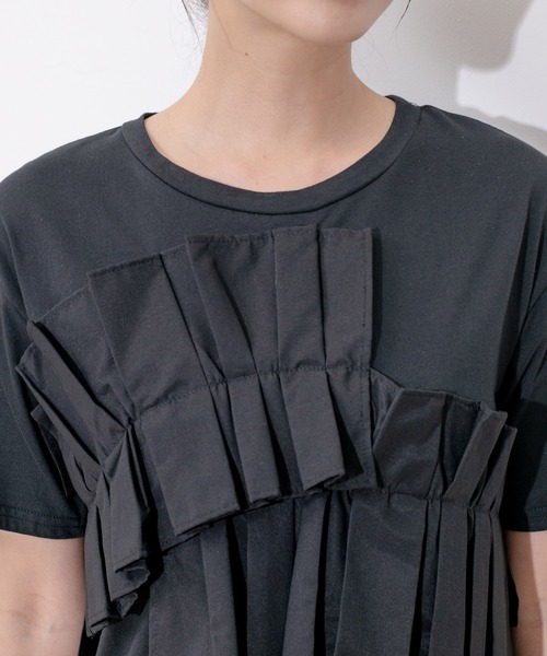 Jayro（ジャイロ）の「デコフリルワンピース（ワンピース・レディース・ブラック/グレー・M）」の19枚目の写真