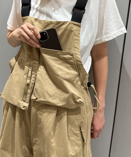 CANAL JEAN(キャナルジーン)の「choice_cnl/KNUT SORD ポケットサロペット(サロペット/オーバーオール・レディース・アイボリー/ベージュ・MEDIUM/LARGE)」の8枚目の写真