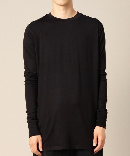 ADYN（エーディーワイエヌ）の「＜ADYN＞ ESSENTIAL LSL TEE/Tシャツ◆（Tシャツ/カットソー・メンズ・ホワイト/ブラック・SMALL/MEDIUM）」の12枚目の写真