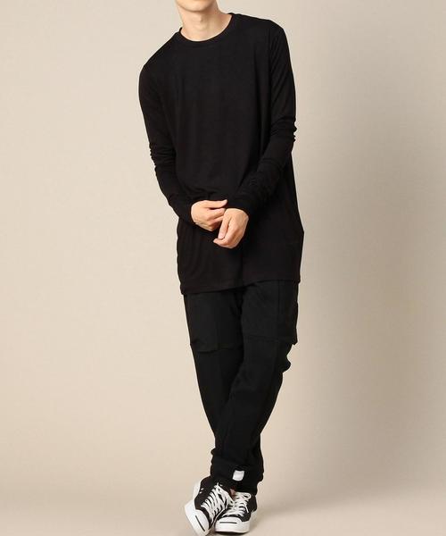 ADYN（エーディーワイエヌ）の「＜ADYN＞ ESSENTIAL LSL TEE/Tシャツ◆（Tシャツ/カットソー・メンズ・ホワイト/ブラック・SMALL/MEDIUM）」の14枚目の写真