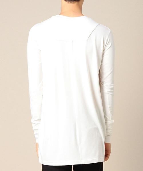 ADYN（エーディーワイエヌ）の「＜ADYN＞ ESSENTIAL LSL TEE/Tシャツ◆（Tシャツ/カットソー・メンズ・ホワイト/ブラック・SMALL/MEDIUM）」の3枚目の写真