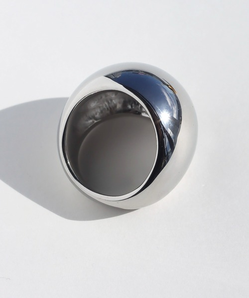 abaskdesign（アバスクデザイン）の「金属アレルギー対応 ボリュームインパクトリング（リング・レディース・ゴールド/シルバー・15号/13号/18号）」の14枚目の写真