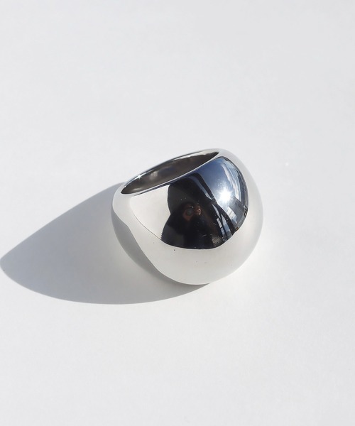 abaskdesign（アバスクデザイン）の「金属アレルギー対応 ボリュームインパクトリング（リング・レディース・ゴールド/シルバー・15号/13号/18号）」の17枚目の写真