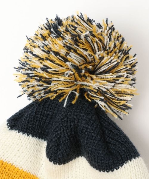 PBLIM（ページボーイリム）の「PBLIM/ポンポンニットキャップ（ニットキャップ/ビーニー・レディース・ブルー/イエロー・FREE）」の11枚目の写真