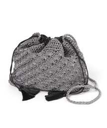 BAYFLOW | ラメアミ巾着ショルダー(ショルダーバッグ)