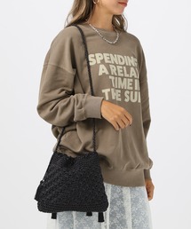 BAYFLOW | ラメアミ巾着ショルダー(ショルダーバッグ)