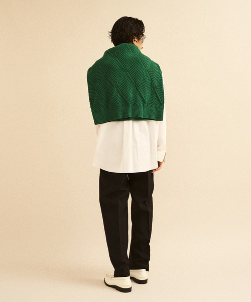 417 EDIFICE（フォーワンセブンエディフィス）の「2タック ワイドデニム（デニムパンツ・メンズ・ブラック/ネイビー/ブラウン・MEDIUM/LARGE/SMALL）」の21枚目の写真