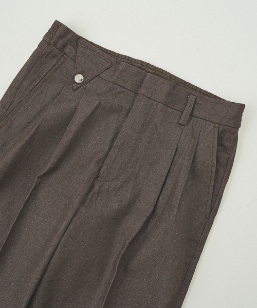 417 EDIFICE（フォーワンセブンエディフィス）の「2タック ワイドデニム（デニムパンツ・メンズ・ブラック/ネイビー/ブラウン・MEDIUM/LARGE/SMALL）」の15枚目の写真