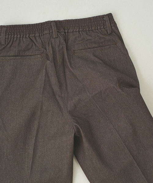 417 EDIFICE（フォーワンセブンエディフィス）の「2タック ワイドデニム（デニムパンツ・メンズ・ブラック/ネイビー/ブラウン・MEDIUM/LARGE/SMALL）」の13枚目の写真