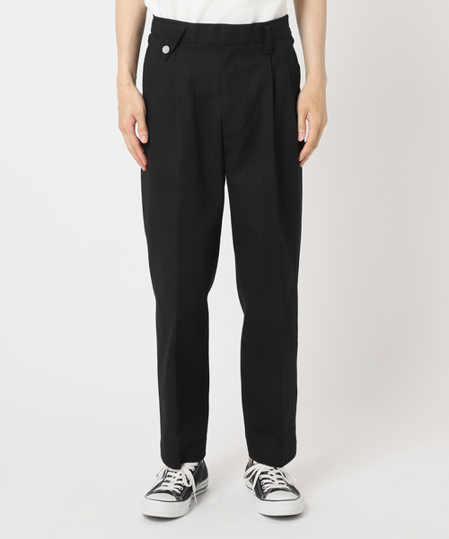 417 EDIFICE（フォーワンセブンエディフィス）の「2タック ワイドデニム（デニムパンツ・メンズ・ブラック/ネイビー/ブラウン・MEDIUM/LARGE/SMALL）」の11枚目の写真